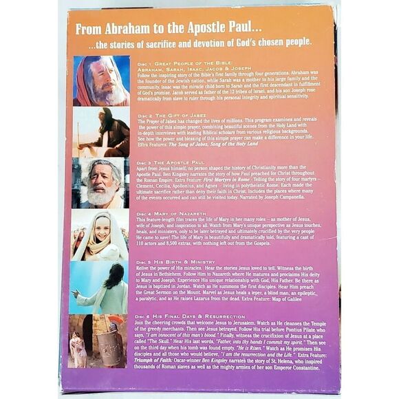 Great People of the Bible (DVD, 2010, 6-Disc Set) Reader's Digest - Picture 3 of 4